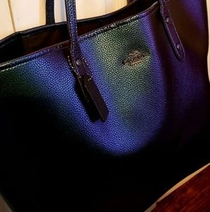 Coach hologram tote limited edition and wallet.